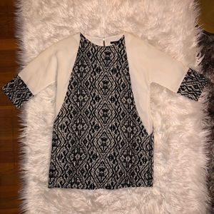 Black and white dress wore ONCE